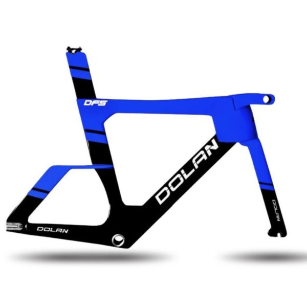 Dolan Df5 Carbon Track Frameset - Pursuit (Black -Royal Blue)